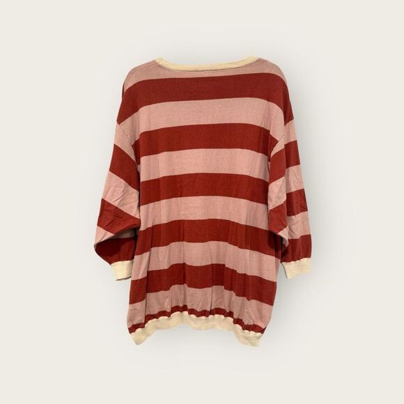 Free People Surfin on Your Stripes Sweater Size XS/S - Picture 3 of 6